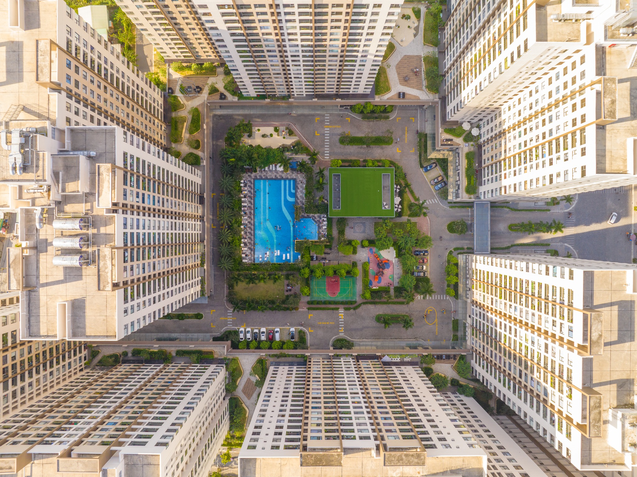 Các không gian chức năng được bố trí hợp lý, hài hòa cùng thiên nhiên (Tác giá: Khôi Đặng B1).