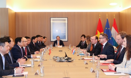 Thủ tướng đề nghị Luxembourg hỗ trợ Việt Nam xây dựng trung tâm tài chính quốc tế ở TP.HCM