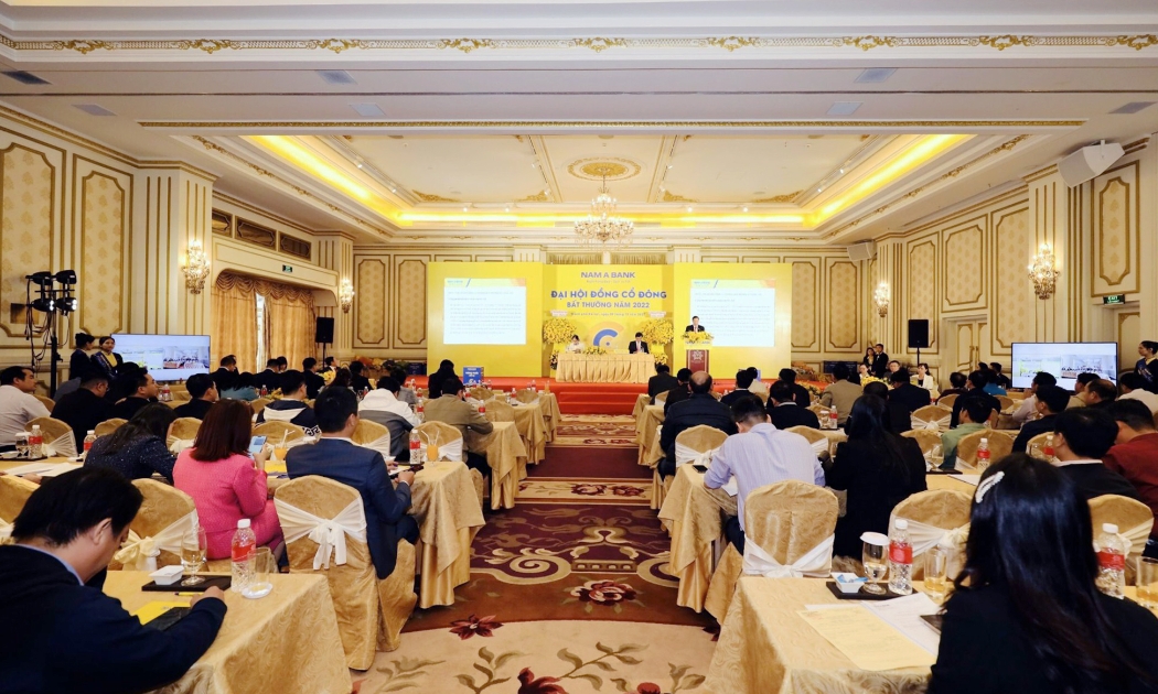 Đại hội đồng cổ đông bất thường Nam A Bank năm 2022.