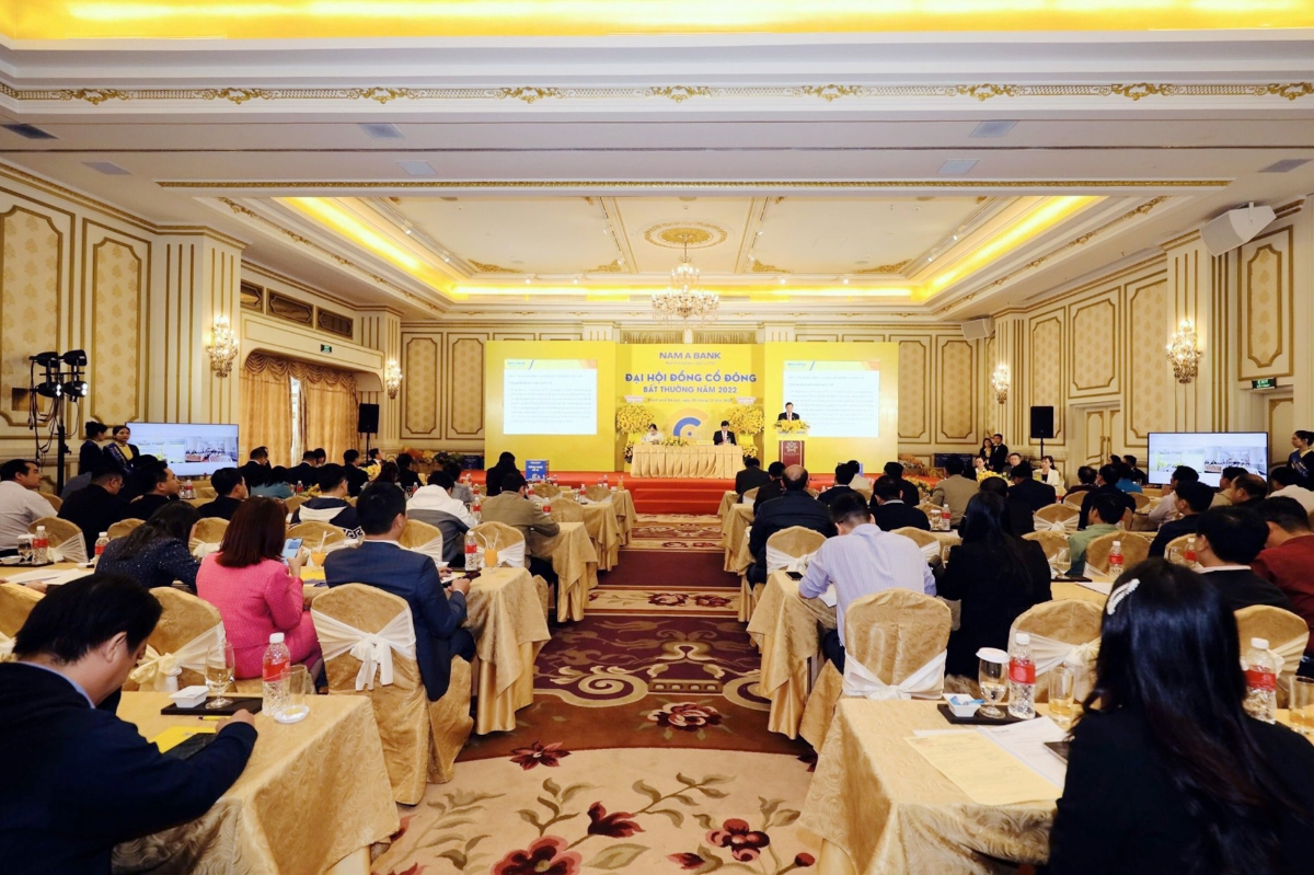 Đại hội đồng cổ đông bất thường Nam A Bank năm 2022.