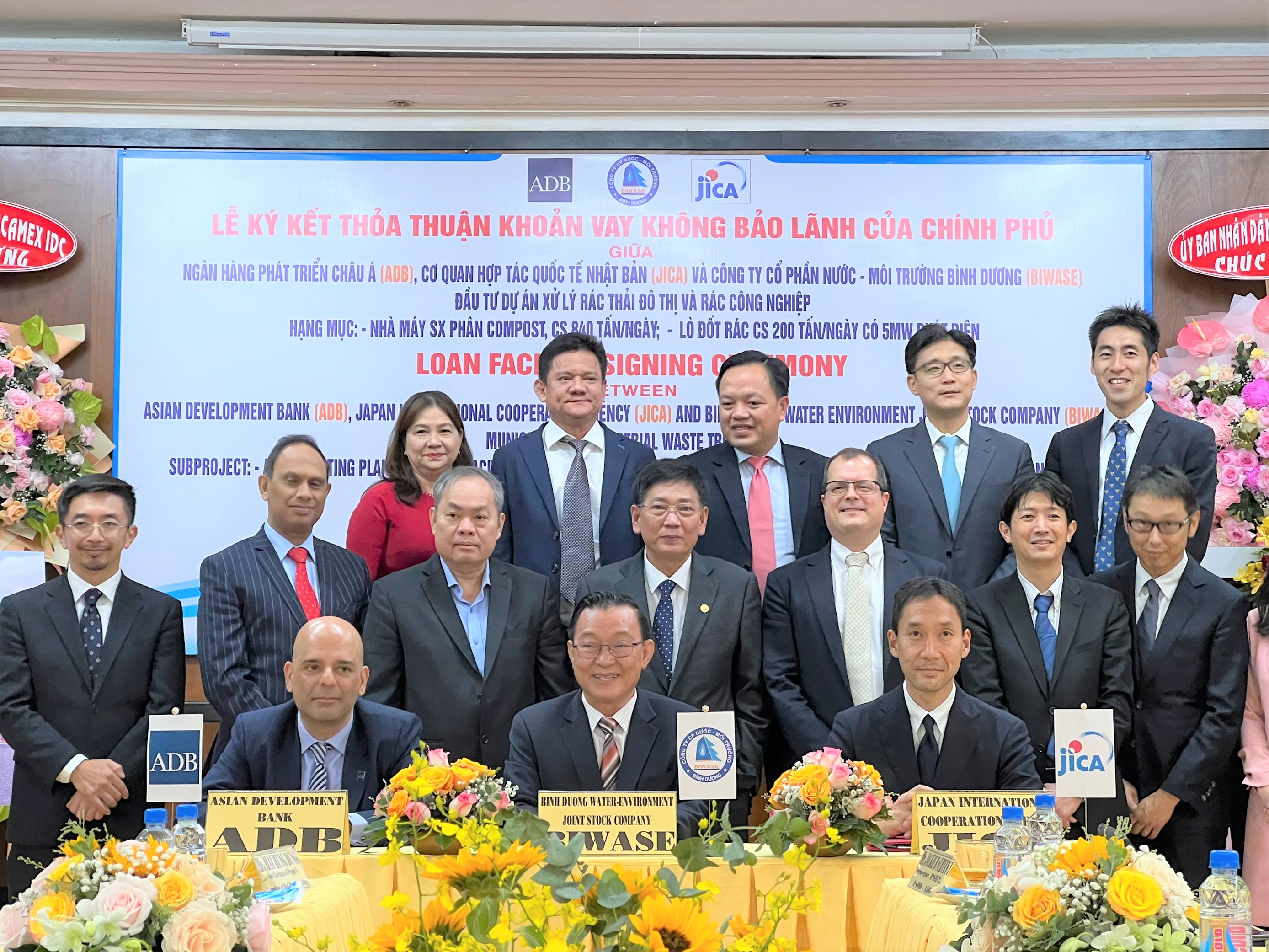 Ký hợp tác tài trợ vốn cho “Dự án phát điện sử dụng nguồn nhiệt từ xử lý rác thải”.