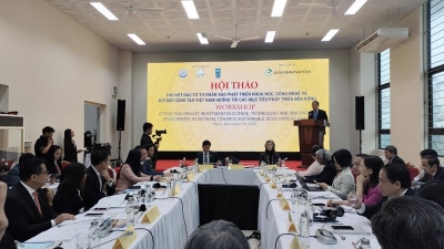 Private investment needed for science and technology and innovation