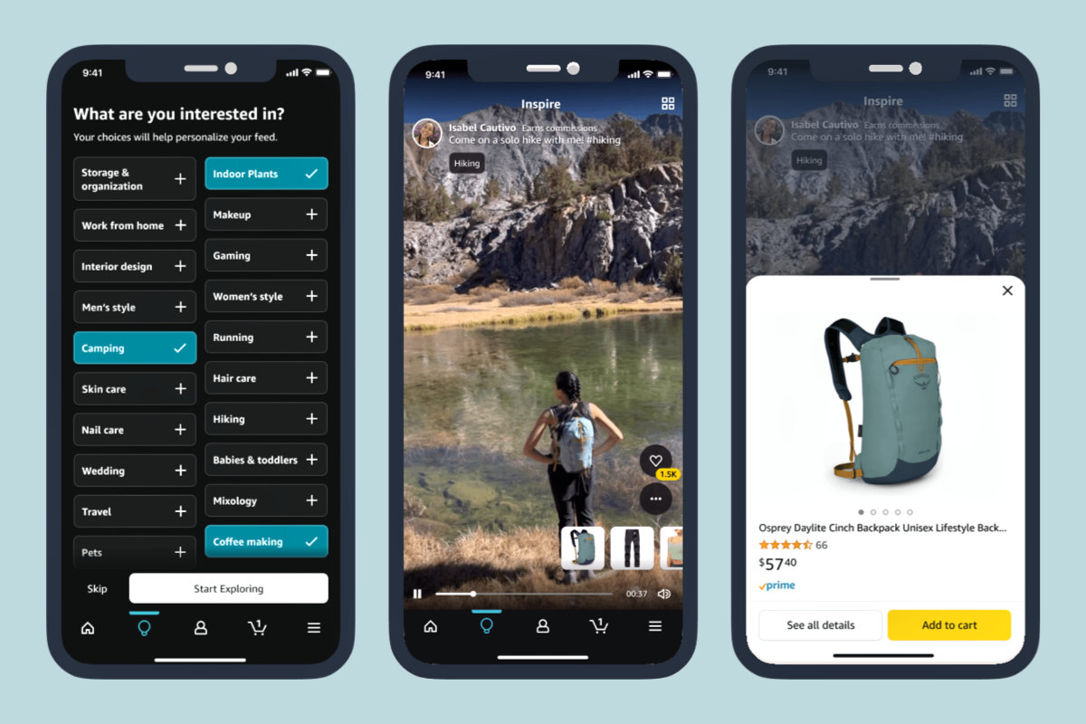 Kh&aacute;ch h&agrave;ng khi nhấp v&agrave;o tiện &iacute;ch sẽ đến nguồn cấp dữ liệu hiển thị h&igrave;nh ảnh v&agrave; video giới thiệu sản phẩm để xem m&ocirc; tả v&agrave; mua sắm.