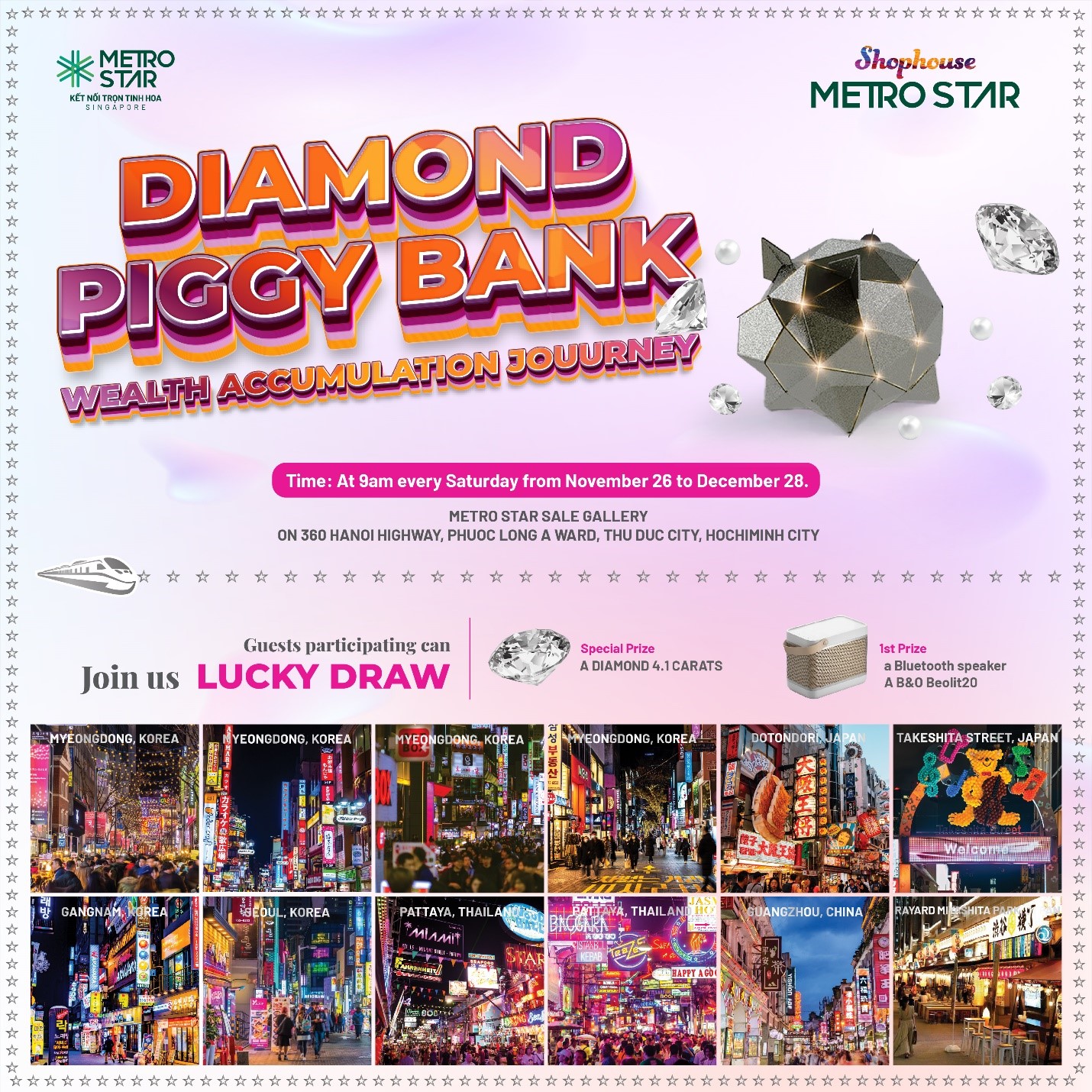 The “Diamond Piggy Bank - Wealth Accumulation Journey” event, with safe investment policies.