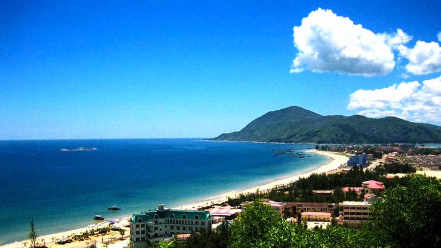 Khu vực biển Thiên Cầm, tỉnh Hà Tĩnh.