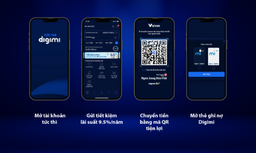 Dân văn phòng ưa thích ngân hàng số Digimi của Bản Việt, vì sao?