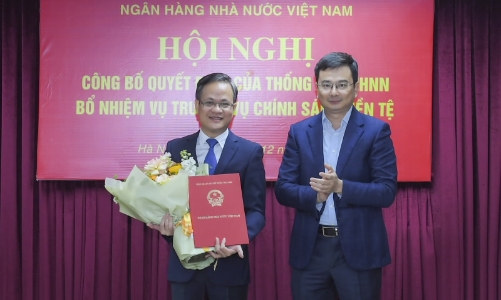 Ngân hàng Nhà nước bổ nhiệm Vụ trưởng Vụ Chính sách tiền tệ