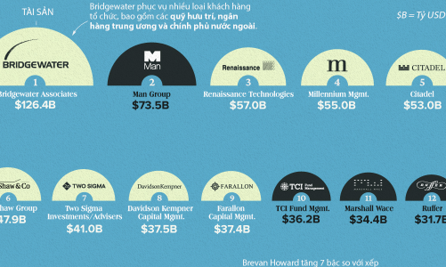 20 quỹ phòng hộ lớn nhất thế giới năm 2022