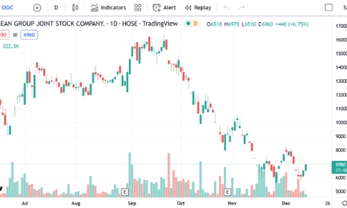 HOSE chuyển cổ phiếu OGC sang diện kiểm soát, từ ngày 14/12