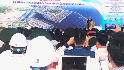 Construction of infrastructure at Lien Chieu Port kicks off