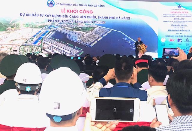 Construction of infrastructure at Lien Chieu Port kicks off