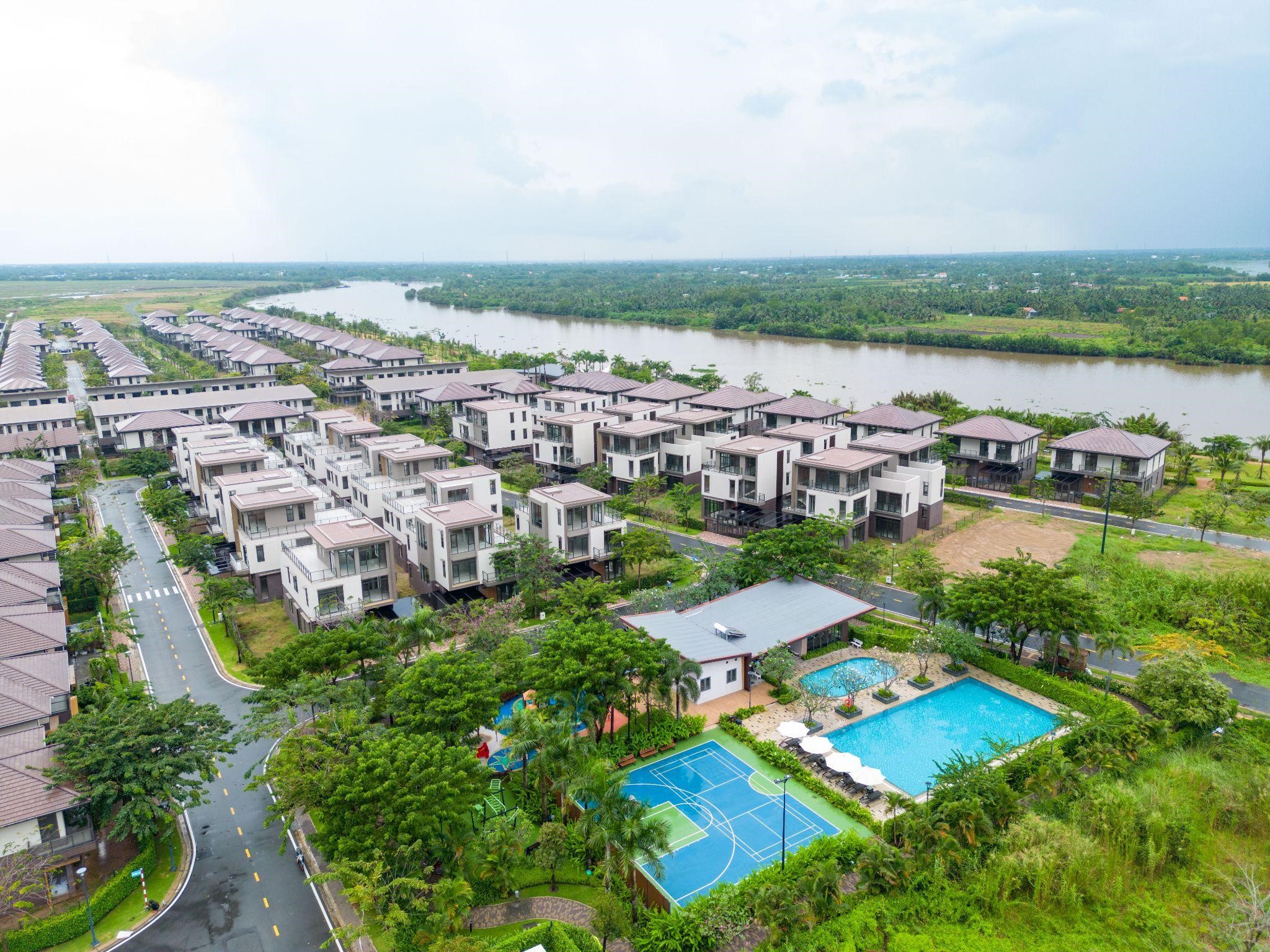 Không gian sống tiện nghi, hiện đại bên dòng sông Vàm Cỏ Đông yên bình là giá trị riêng có tại Waterpoint.