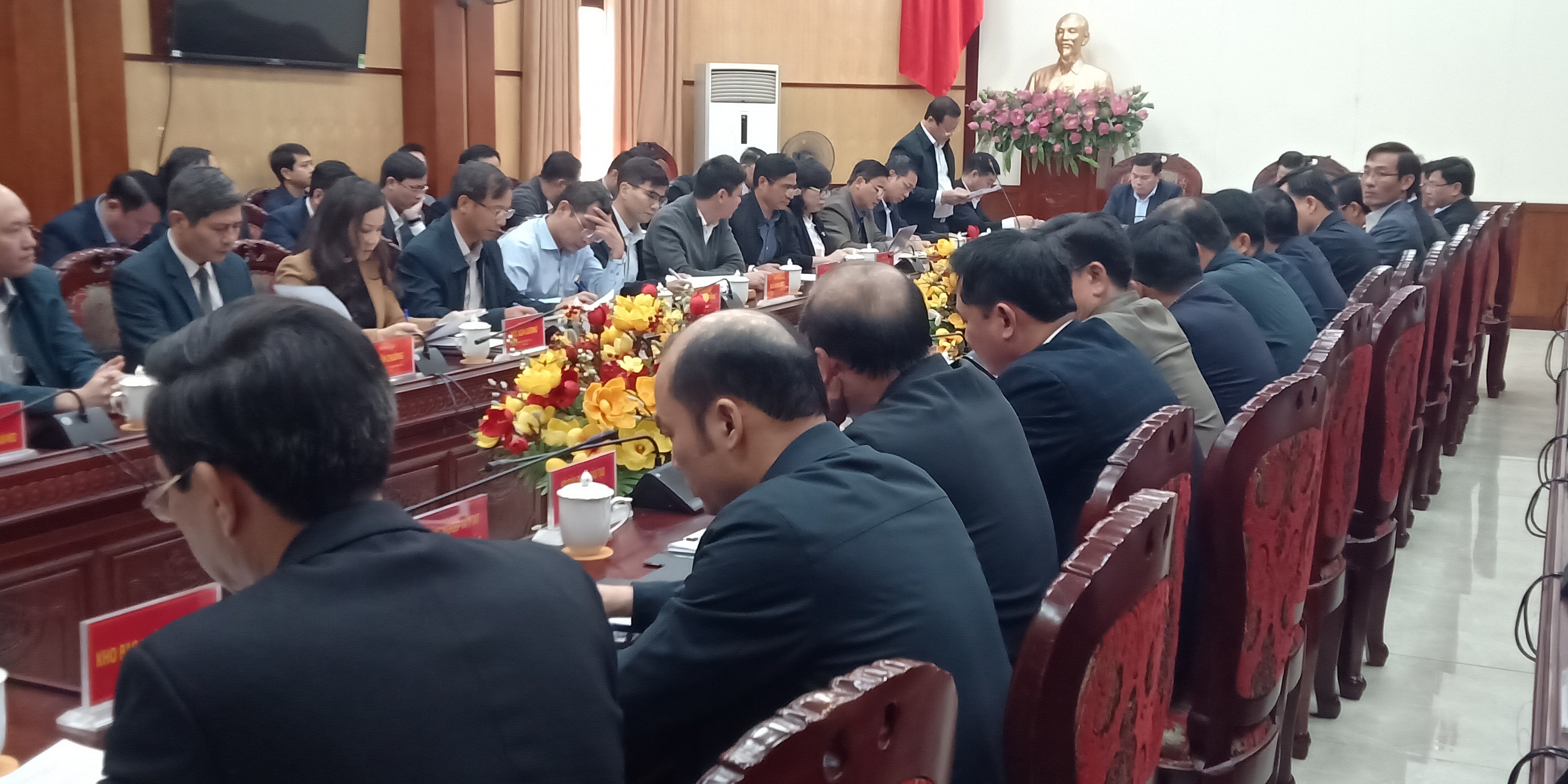 Toàn cảnh buổi lễ công bố quyết định thanh tra tại tỉnh Thanh Hóa. Ảnh: VT