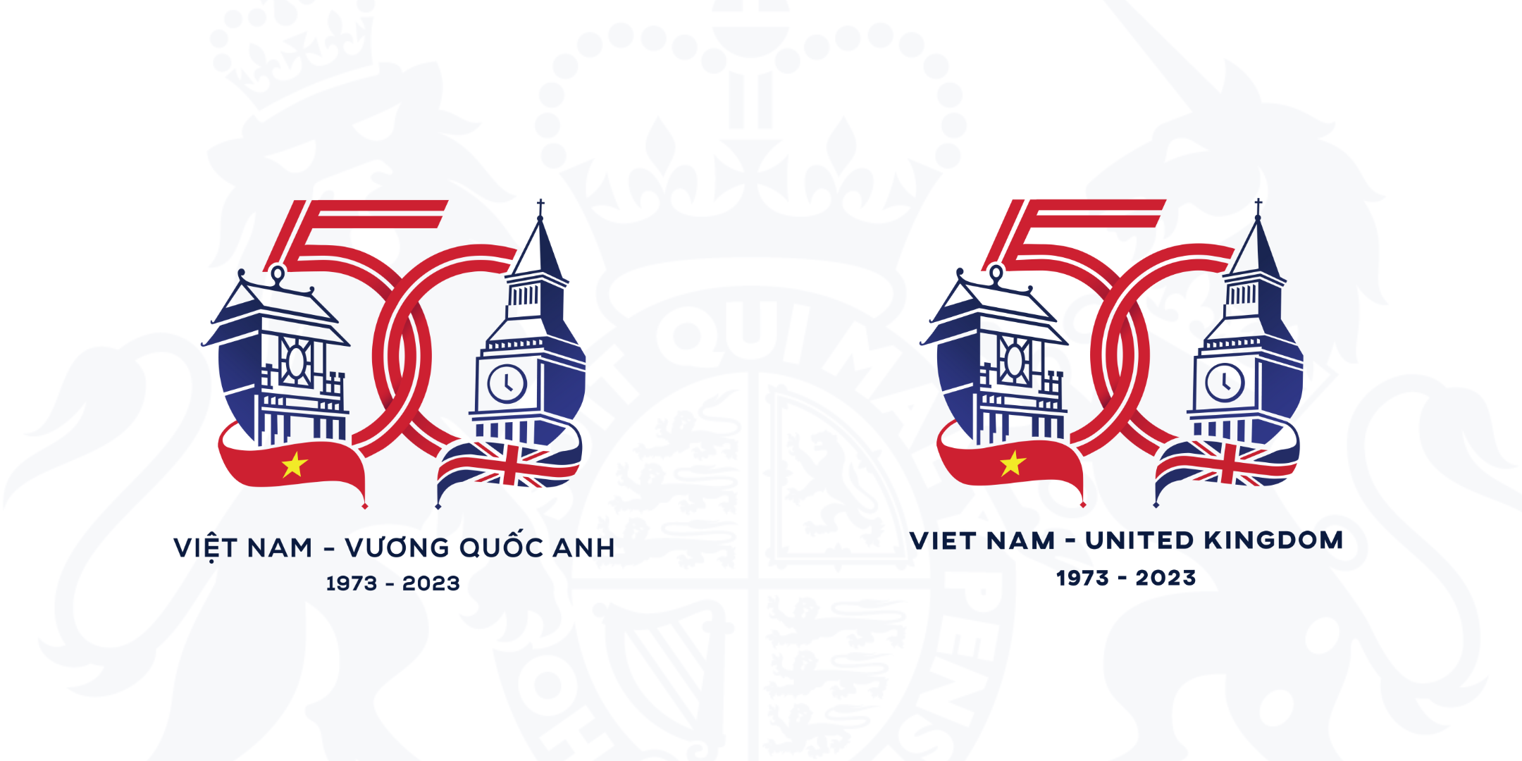 Công bố logo kỷ niệm 50 năm quan hệ ngoại giao Vương quốc Anh ...