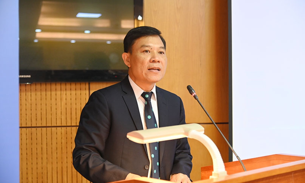 Ông Nguyễn Quốc Hoàn, Chánh Văn phòng, Người Phát ngôn của Bộ Tư pháp. Ảnh: Bộ Tư pháp.