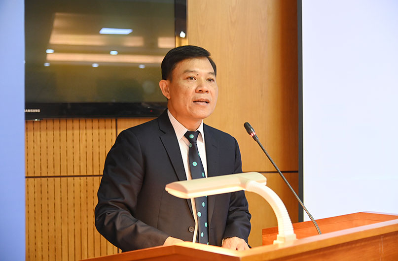 Ông Nguyễn Quốc Hoàn, Chánh Văn phòng, Người Phát ngôn của Bộ Tư pháp. Ảnh: Bộ Tư pháp.