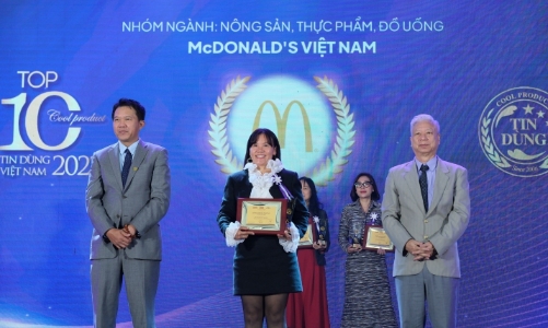 McDonald’s 5 năm liên tiếp được vinh danh trong chương trình Tin Dùng Việt Nam