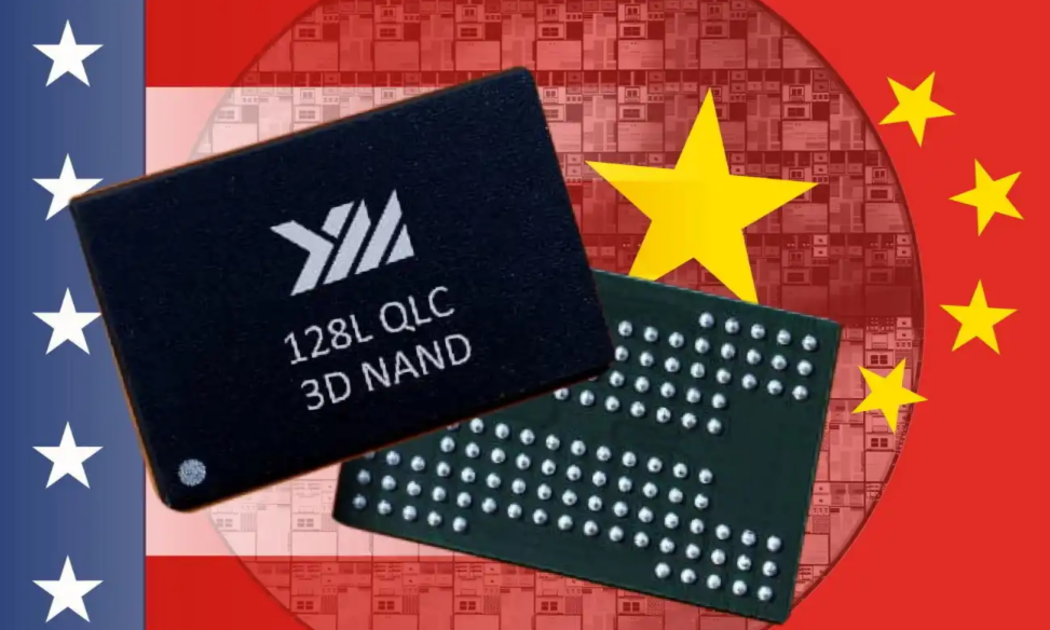 YMTC được cho là đã vi phạm quy định hạn chế xuất khẩu của Mỹ khi cung cấp chip nhớ Nand dùng trong điện thoại thông minh cho công ty viễn thông Huawei của Trung Quốc - Ảnh: FT