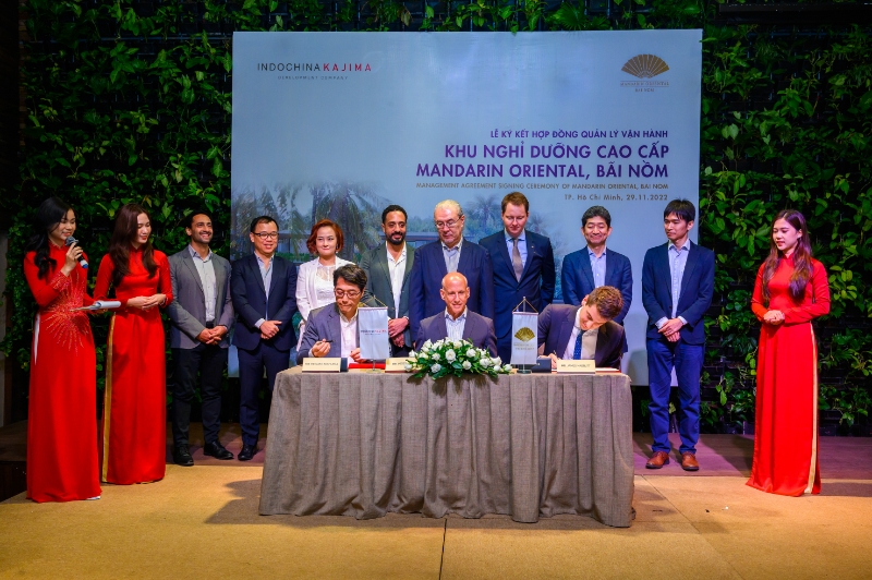 Indochina Kajima signs hotel management agreement with Mandarin Oriental Hotel Group