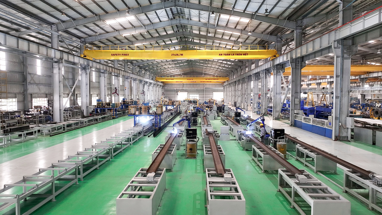 D&acirc;y chuyền sản xuất SMRM _ Cấu kiện nặng.