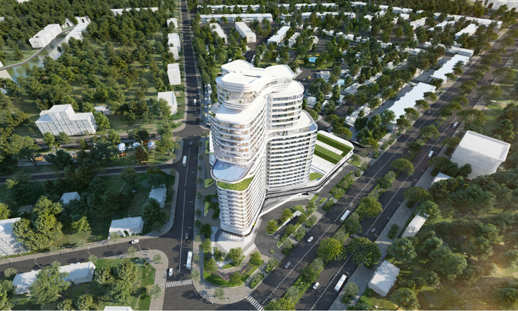 The Manor Tower Lào Cai - khắc họa dấu ấn ruộng bậc thang giữa lòng thành phố.