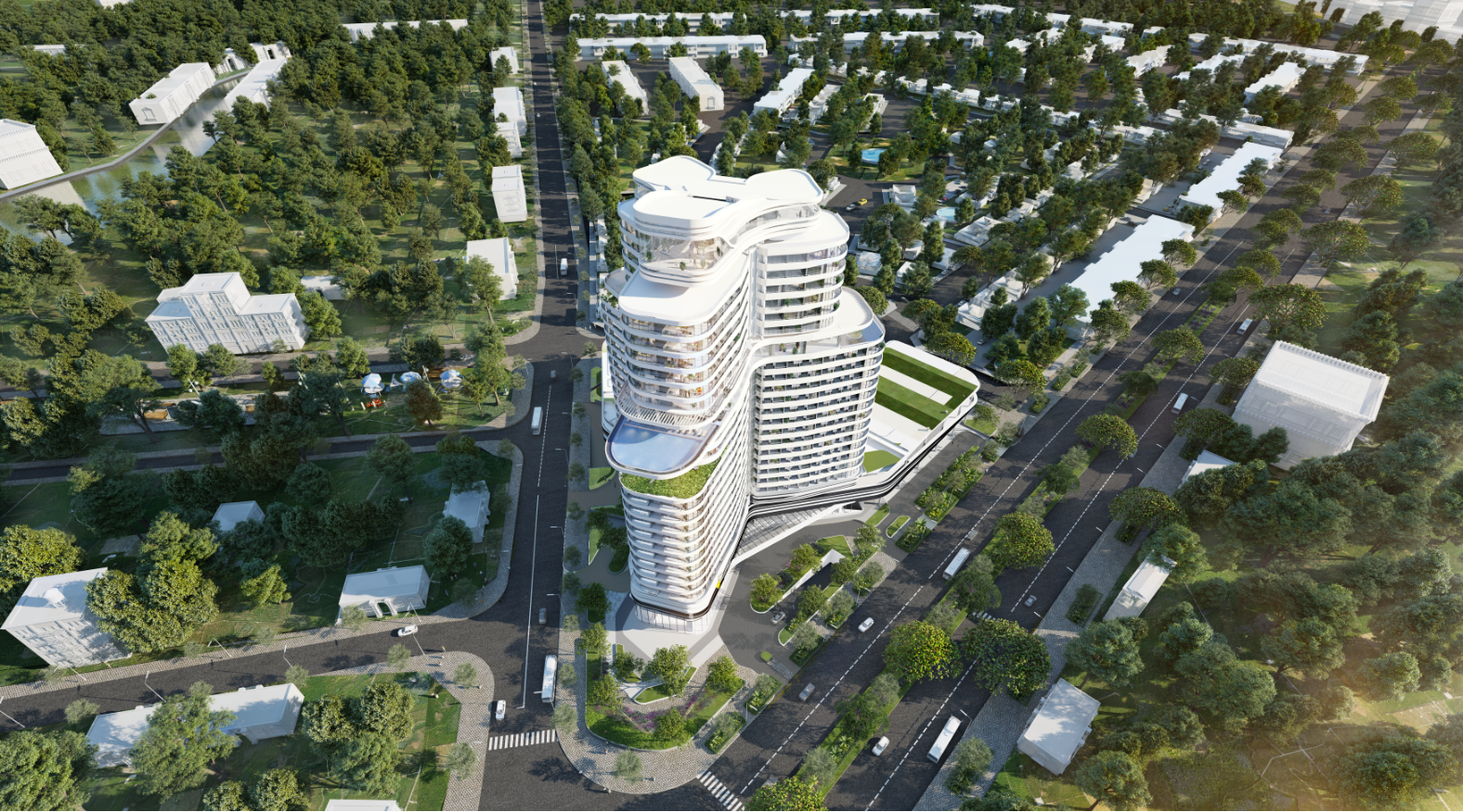 The Manor Tower Lào Cai - khắc họa dấu ấn ruộng bậc thang giữa lòng thành phố.