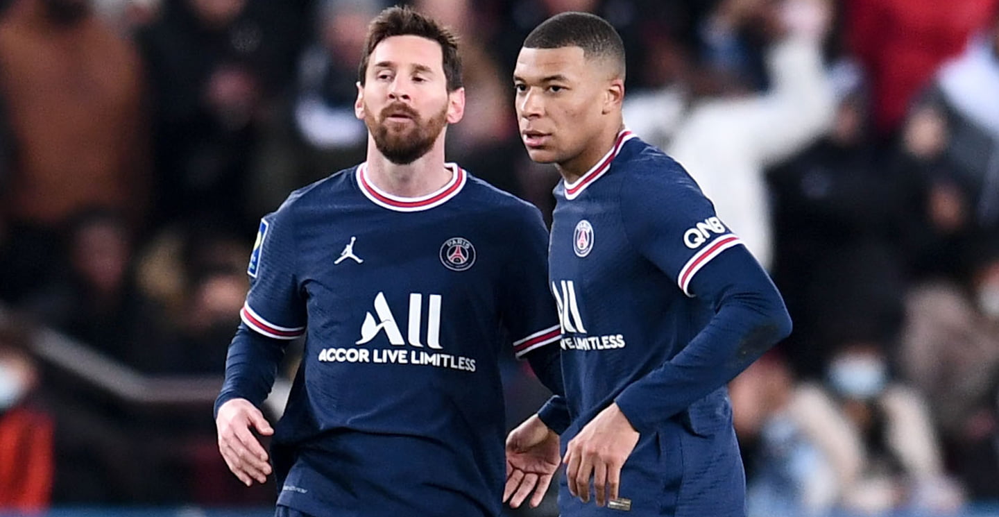 Lionel Messi và Kylian Mbappé đều đang thi đấu cho CLB Paris Saint-Germain.