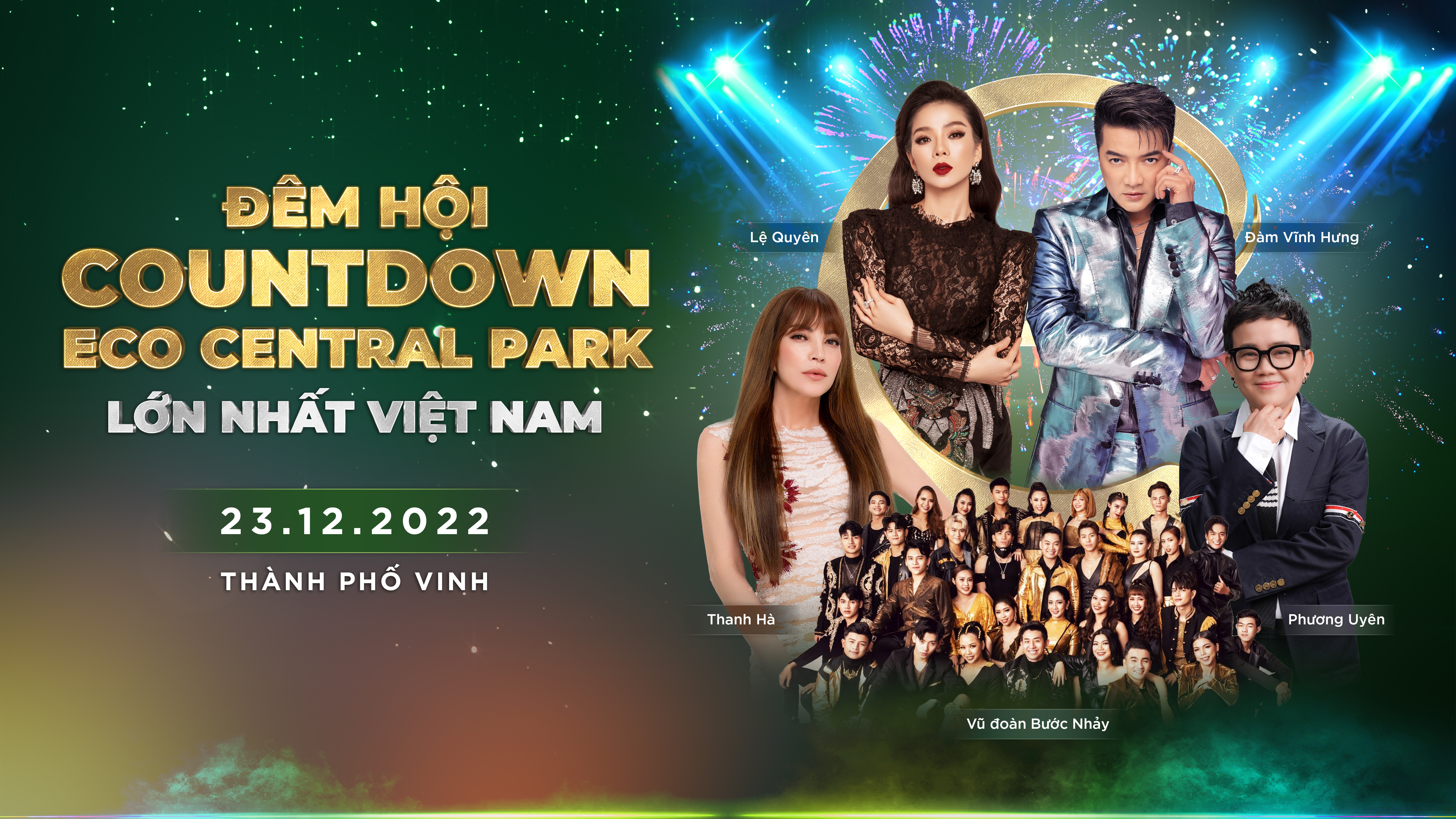 Đêm hội đếm ngược chào đón năm mới hứa hẹn “đốt cháy” mọi giác quan.