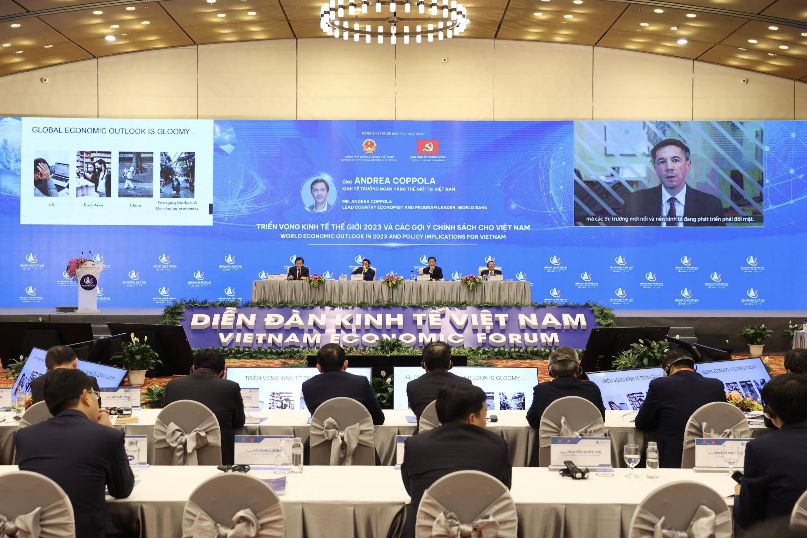 Ông Andrea Coppola - chuyên gia kinh tế trưởng Ngân hàng thế giới tại Việt Nam: 