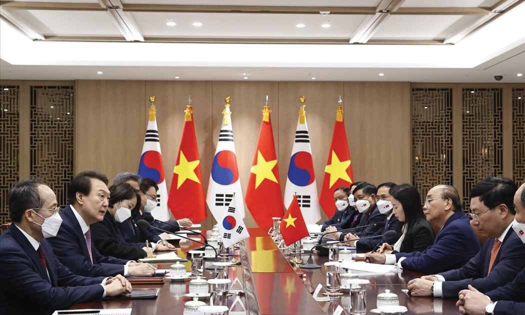 Việt Nam - Hàn Quốc nhất trí đưa kim ngạch thương mại song phương tăng trưởng ổn định theo hướng cân bằng.