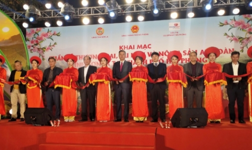 Khai mạc Tuần lễ thương mại, du lịch và nông sản an toàn tỉnh Sơn La tại Hải Phòng năm 2022