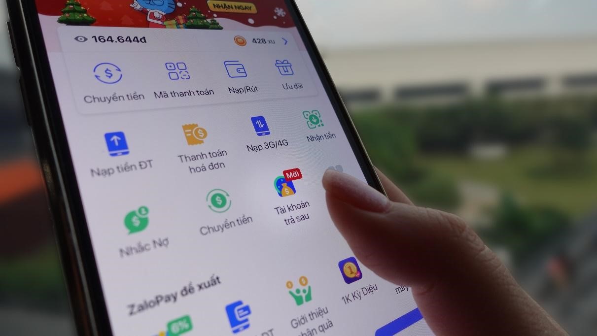 T&agrave;i khoản trả sau hiển thị ngay trong trang chủ của v&iacute; ZaloPay.