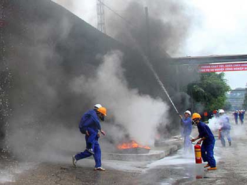 Khoảng 35-40% địa phương thực hiện diễn tập ứng phó sự cố hóa chất.