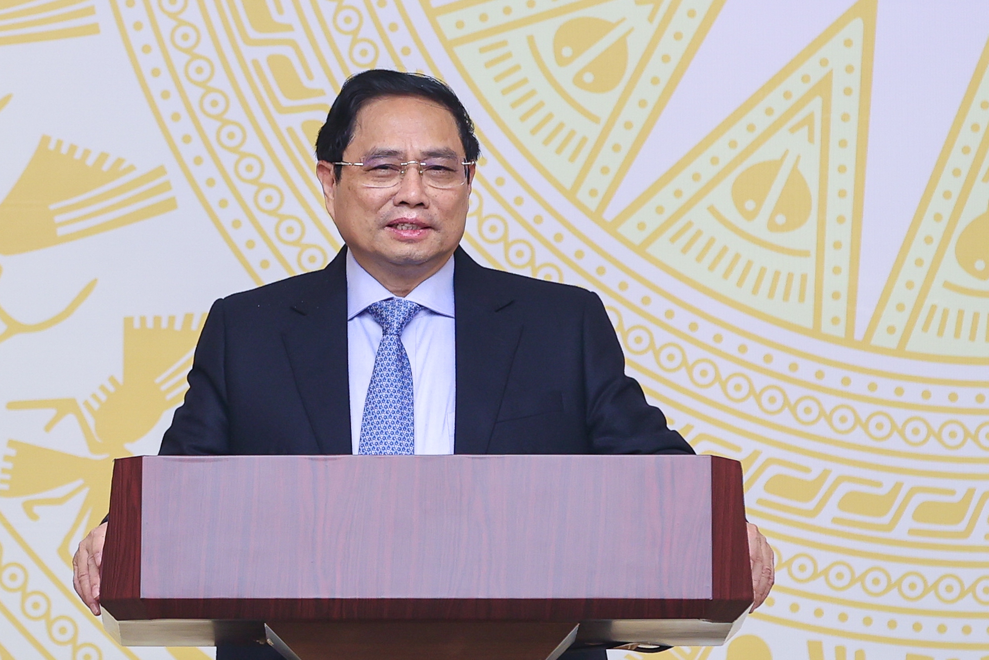Thủ tướng phát biểu tại hội nghị - Ảnh: VGP