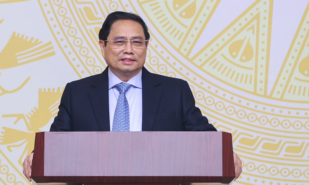 Thủ tướng phát biểu tại hội nghị - Ảnh: VGP