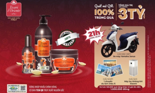 Mua sữa tắm nước hoa  để có cơ hội trúng xe tay ga