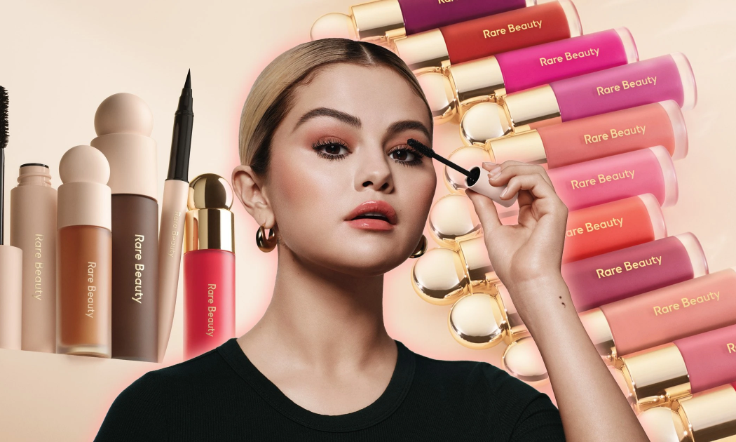 Rare Beauty - thương hiệu mỹ phẩm thuần chay và không thử nghiệm trên động vật - do Selena Gomez sáng lập. Ảnh: Metro UK