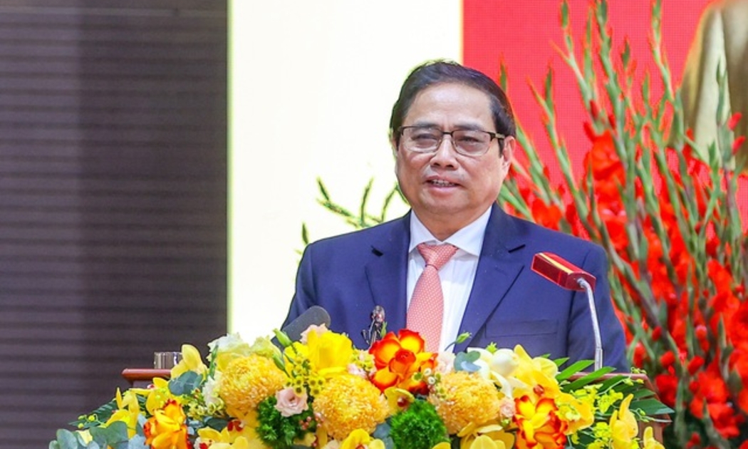 Thủ tướng Phạm Minh Chính dự Hội nghị tổng kết công tác năm 2022, triển khai nhiệm vụ năm 2023 của ngành nội vụ. Ảnh - VGP.