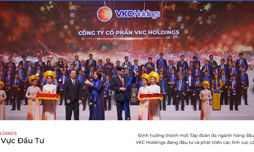 Trang web của VKC Holdings