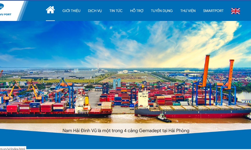 Nam Hải Đình Vũ là cảng thứ hai tại khu vực phía Bắc của Gemadept.