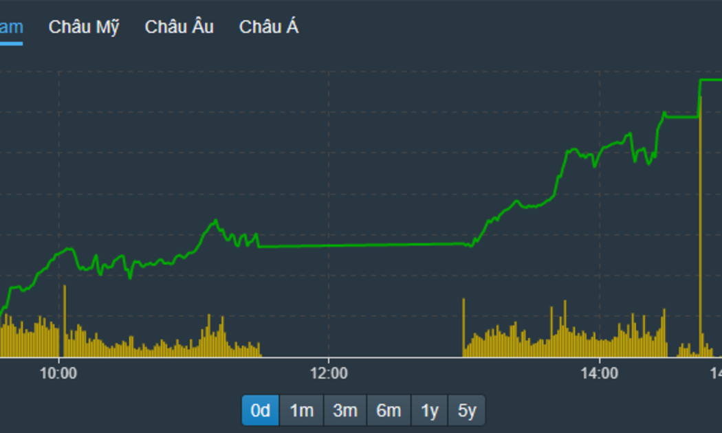 VN-Index tăng bốc đầu trong phiên chiều.