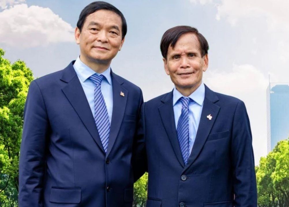 Ông Lê Viết Hải (bên trái) và ông Nguyễn Công Phú (bên phải).