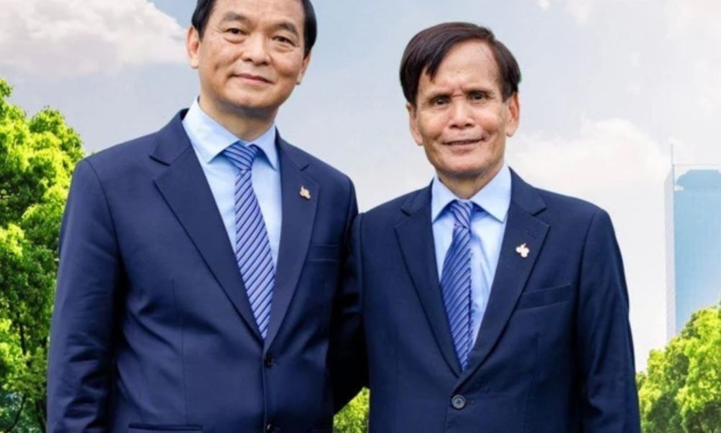 Ông Lê Viết Hải (bên trái) và ông Nguyễn Công Phú (bên phải).
