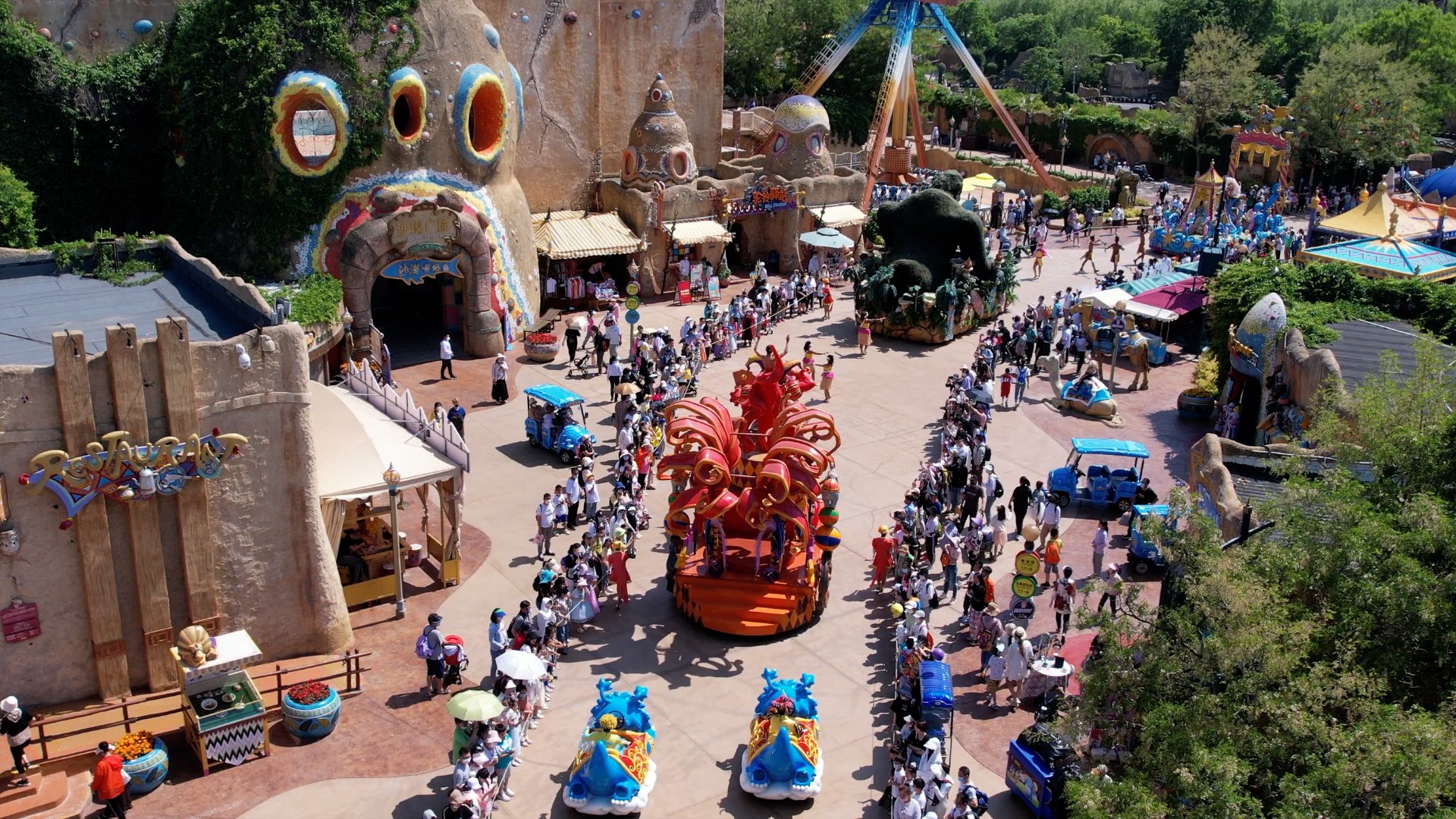 Công viên giải trí Universal Studios Bắc Kinh trong những ngày nghỉ lễ luôn trong tình trạng cháy vé.