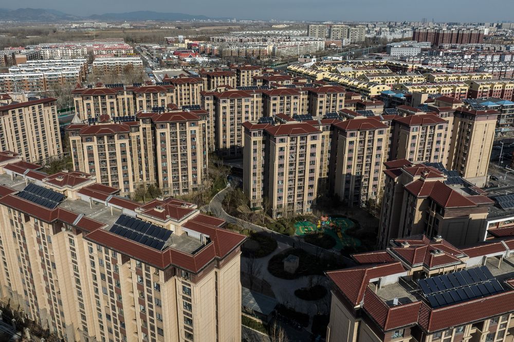 Dự án bất động sản Hai Yue Cheng do Languang phát triển tại Bắc Kinh - Ảnh: Bloomberg