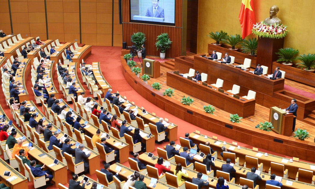 Kỳ họp bất thường lần thứ 2 khai mạc sáng ngày 5/1 - Ảnh: Quochoi.vn