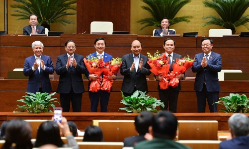 Quốc hội phê chuẩn đề nghị bổ nhiệm 2 Phó Thủ tướng Chính phủ