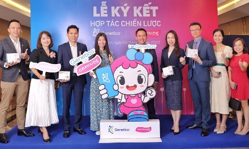 Genetica® hợp tác với Con Cưng, cung cấp dịch vụ giải mã gen cho trẻ nhỏ