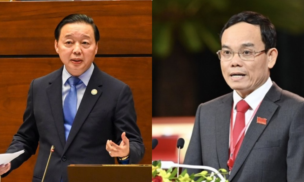 Ông Trần Hồng Hà và ông Trần Lưu Quang - Ảnh: VGP