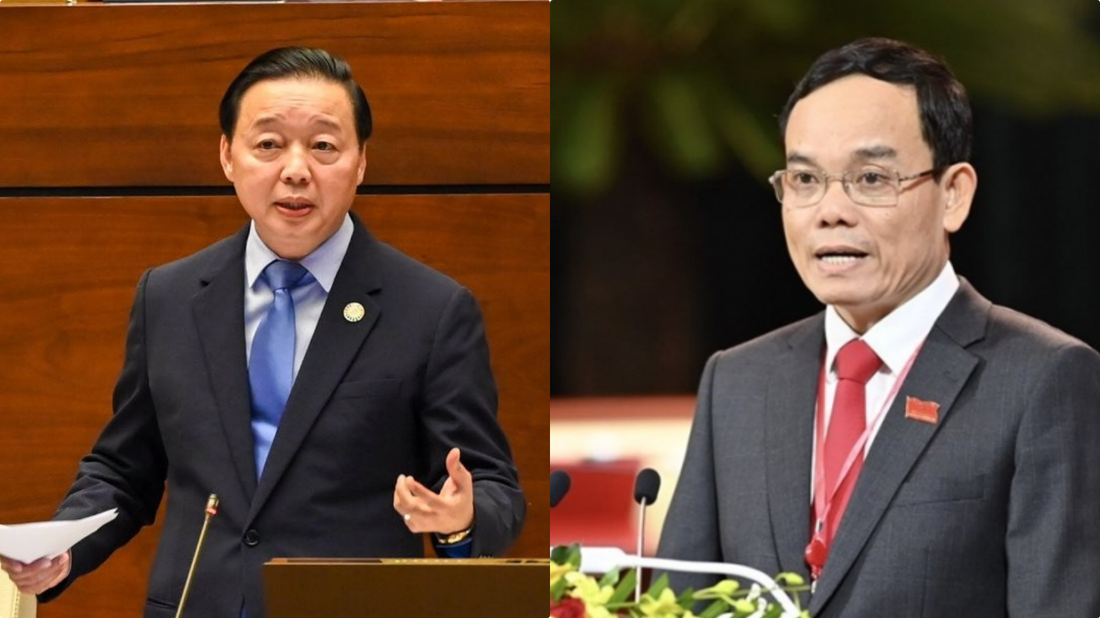 Ông Trần Hồng Hà và ông Trần Lưu Quang - Ảnh: VGP